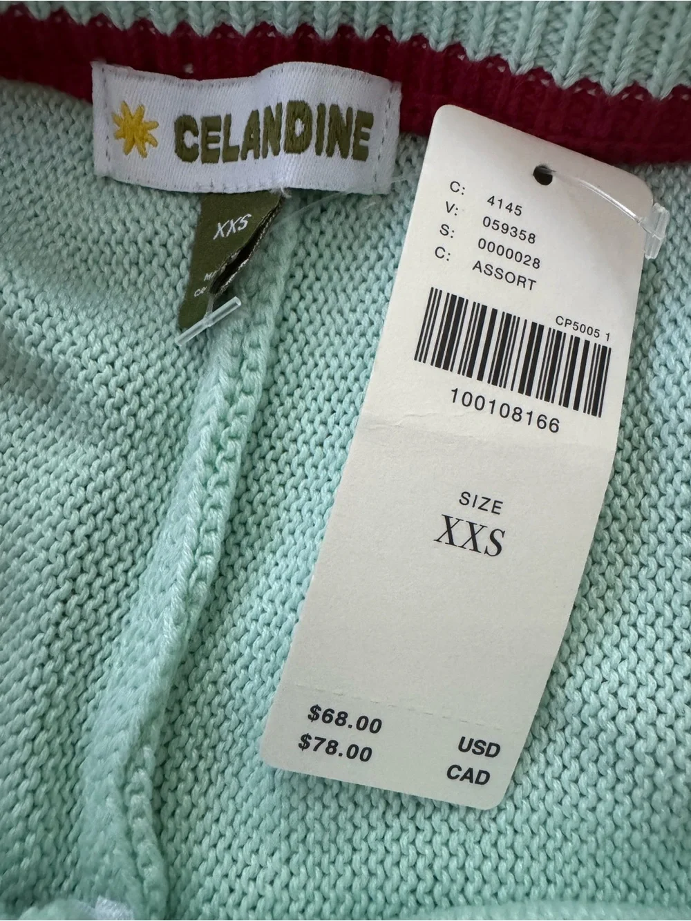 NWT Anthropologie Celandine Colorblock Knit Shorts